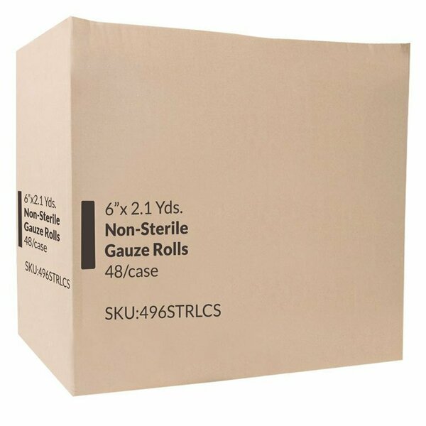 Oasis Non-Sterile Stretch Gauze Rolls, 6 in. Bulk, 48PK 496BULK